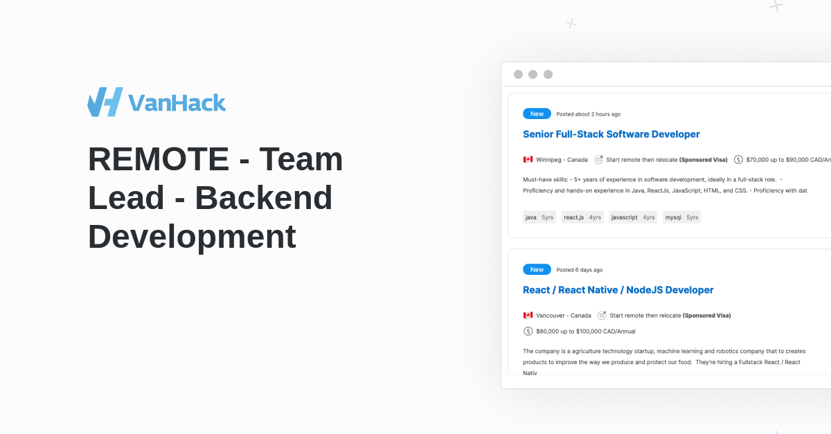 Remote Frontend Team Lead Vanhack - Space Illustration Collection - Mobile Quality
